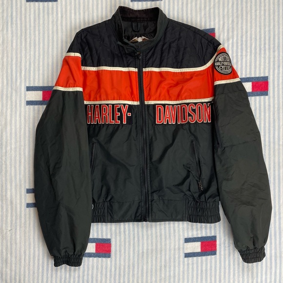 vintage harley davidson racing jacket